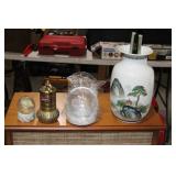 VASE, PAPERWEIGHT, CHOPSTICKS ETC