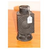 EARLY 1900S DARK ROOM SAFE OIL LANTERN