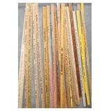 COLLECTION OF ADVERTISING YARDSTICKS