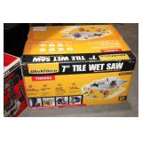 WORK FORCE 7" TILE WET SAW IN BOX