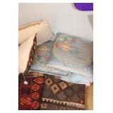 VARIOUS THROW PILLOWS & BLANKETS