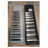 (2) 9 PC CRAFTSMAN DEEPWELL SOCKET SETS
