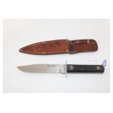 UTICA SPORTSMAN FIXED BLADE KNIFE & SHEATH