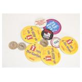 PINBACK BUTTONS