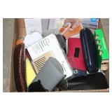 READING GLASSES, CLOTHES IRON ETC