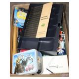 HEADLAMPS, RULER, LONE RANGER TIN ETC