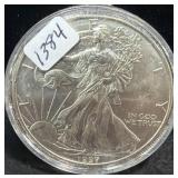 1997 AMERICAN SILVER EAGLE