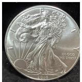 2016 SILVER EAGLE - GOVMINT W/ COA