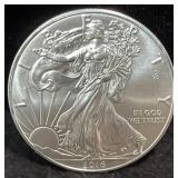2016 SILVER EAGLE - GOVMINT W/ COA