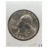 1958-D SILVER WASHINGTON QUARTER