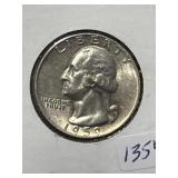 1959 SILVER WASHINGTON QUARTER