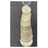 (20) SILVER PEACE DOLLARS