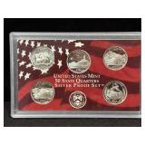 2006 SILVER PROOF STATE QUARTER SET
