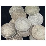 20 MORGAN SILVER DOLLARS