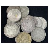 20 MORGAN SILVER DOLLARS
