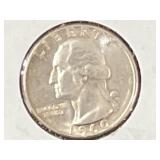1960 WASHINGTON SILVER QUARTER