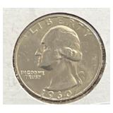 1960-D WASHINGTON SILVER QUARTER