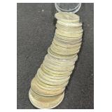 (20) PEACE SILVER DOLLARS
