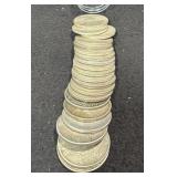 (20) PEACE SILVER DOLLRAS