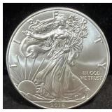 2016 SILVER EAGLE - GOVMINT W/ COA