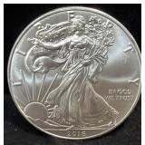 2016 SILVER EAGLE - GOVMINT W/ COA