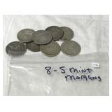 (8) SAN FRANCISCO MINT MORGAN SILVER DOLLARS -