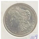 1921 MORGAN SILVER DOLLAR