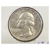 1960-D WASHINGTON SILVER QUARTER