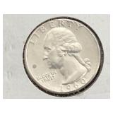 1960 WASHINGTON SILVER QUARTER