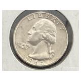 1964 WASHINGTON SILVER QUARTER