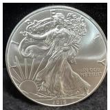 2016 SILVER EAGLE - GOVMINT W/ COA