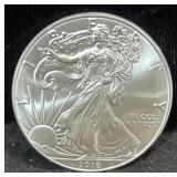 2016 SILVER EAGLE - GOVMINT W/ COA