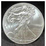 2016 SILVER EAGLE - GOVMINT W/ COA
