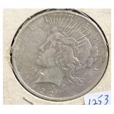 1922 PEACE SILVER DOLLAR