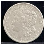 1921-S MORGAN SILVER DOLLAR