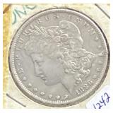 1886 MORGAN SILVER DOLLAR