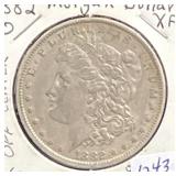 1882-O MORGAN SILVER DOLLAR