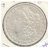 1881-O MORGAN SILVER DOLLAR