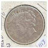 1926-D PEACE SILVER DOLLAR