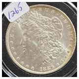 1886 MORGAN SILVER DOLLAR
