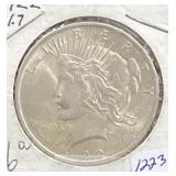 1922 PEACE SILVER DOLLAR