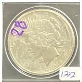 1922-S PEACE SILVER DOLLAR