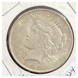 1922 PEACE SILVER DOLLAR