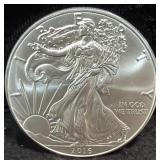 2016 SILVER EAGLE - GOVMINT W/ COA