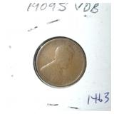 1909-S VDB LINCOLN WHEAT CENT