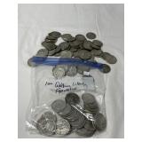 100 WALKING LIBERTY SILVER HALF DOLLARS