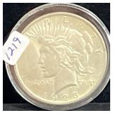 1923 PEACE SILVER DOLLAR