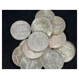 20 FRANKLIN & KENNEDY 90% SILVER HALF DOLLARS