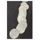 (20) MORGAN SILVER DOLLARS