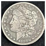 1883-CC MORGAN SILVER DOLLAR